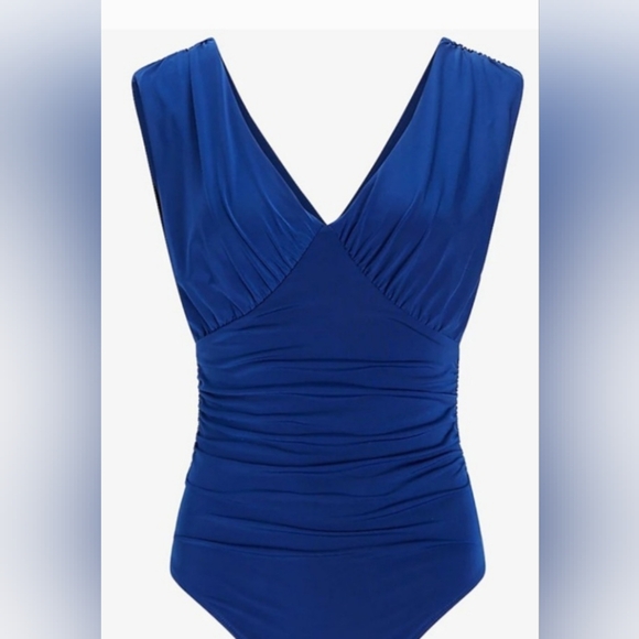 EXPRESS V Neck Body Contour Bodysuit - Picture 3 of 9